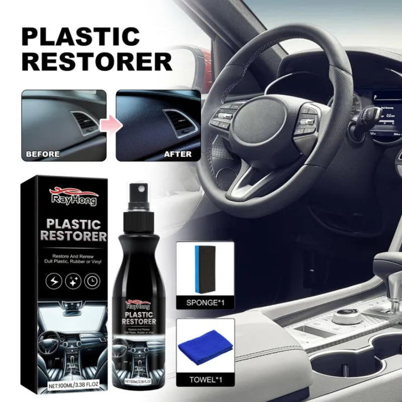 🚗✨ RAYHONG PLASTIC RESTORER SPRAY ✨🚗 ( BUY 1 GET 1 FREE )