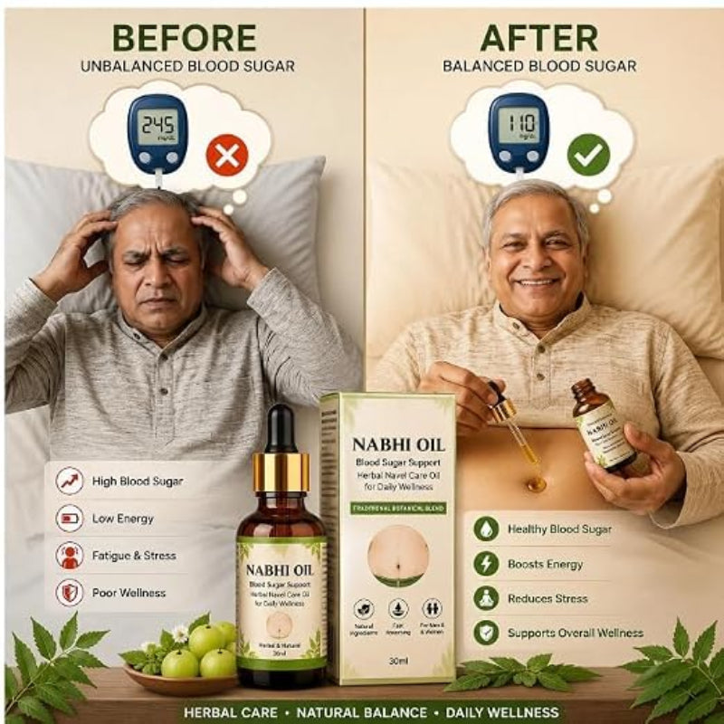 🌿💧 SUGAR BALANCE NABHI OIL 💧🌿 ( BUY 1 GET 1 FREE )
