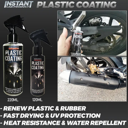 INSTENT Plastic Coating Black Restorer ( BUY 1 GET 1 FREE )