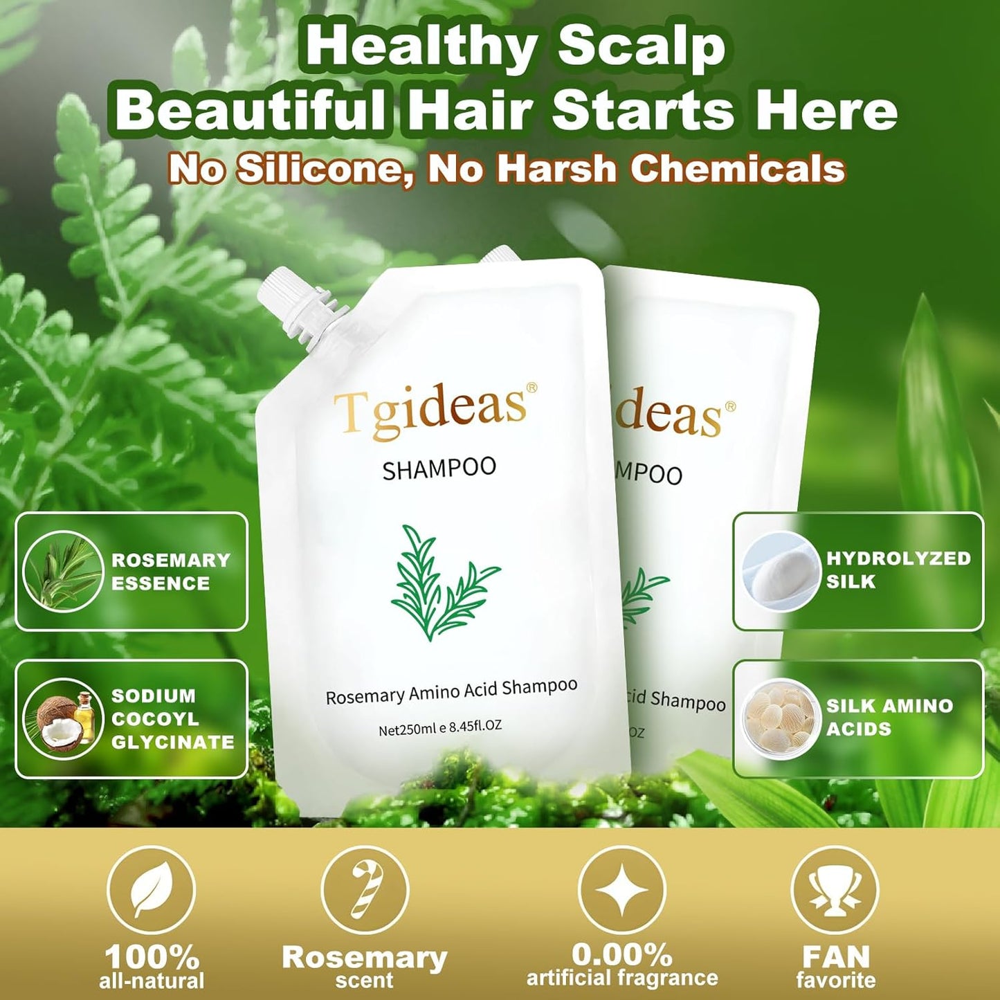 TGideas™ Rosemary Amino Acid Shampoo ( BUY 1 GET 1 FREE )