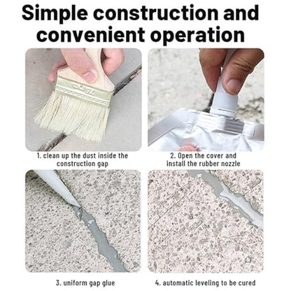 🛠️ CRACK FILLER – SELF-LEVELING SEALANT 🛠️  ( BUY 1 GET 1 FREE )