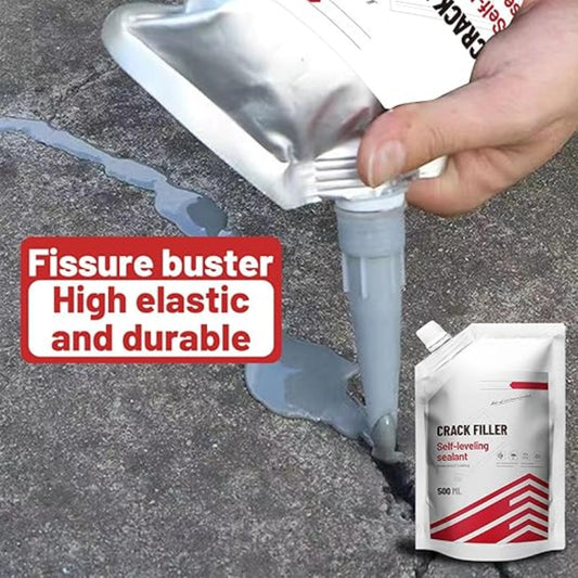 🛠️ CRACK FILLER – SELF-LEVELING SEALANT 🛠️  ( BUY 1 GET 1 FREE )