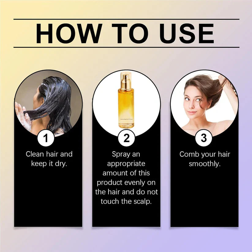 Hoegoa Conditioning Oil Spray Scalp & Hair Strengthener Leave-In Conditioner Comforting Shampoo Cleanser