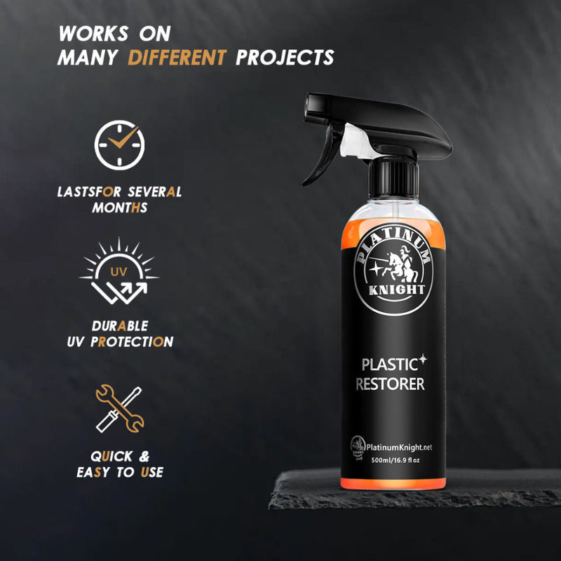 ✨ PLATINUM KNIGHT Plastic Trim Restorer Spray ✨ ( BUY 1 GET 1 FREE )