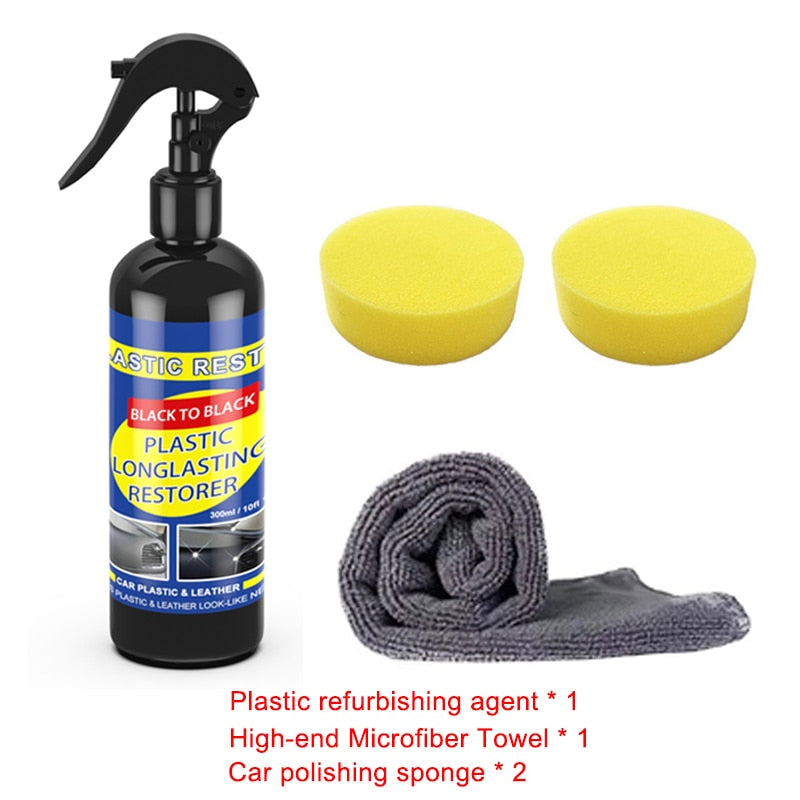 🚗✨ PLASTIC LONGLASTING RESTORER SPRAY 🚗✨ ( BUY 1 GET 1 FREE )