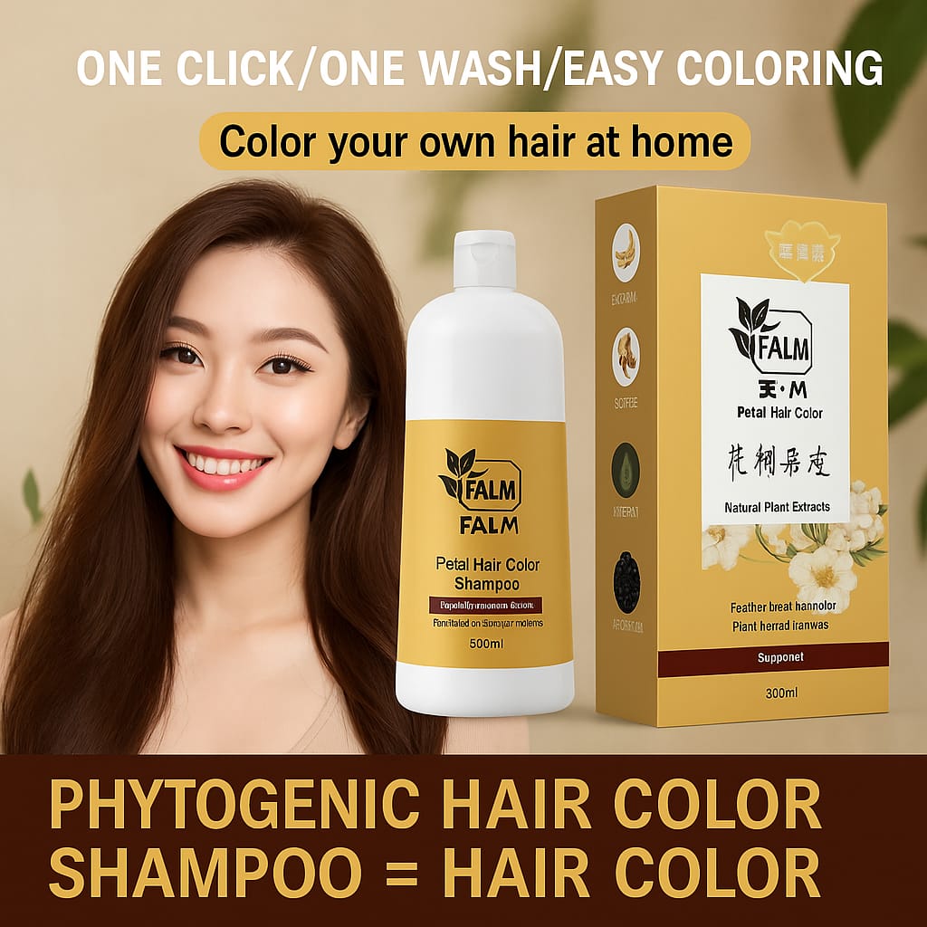 2025 Japanese Petal Rose Hair Dye Shampoo