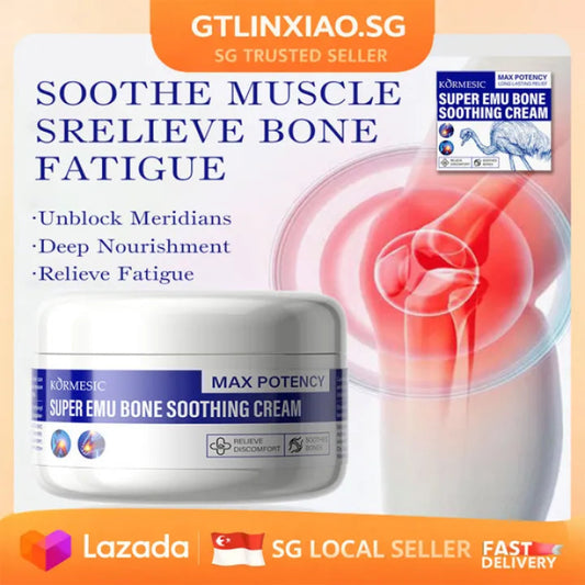 💪🦴 MAX POTENCY SUPER EMU BONE SOOTHING CREAM 🦴💪 ( BUY 1 GET 1 FREE )
