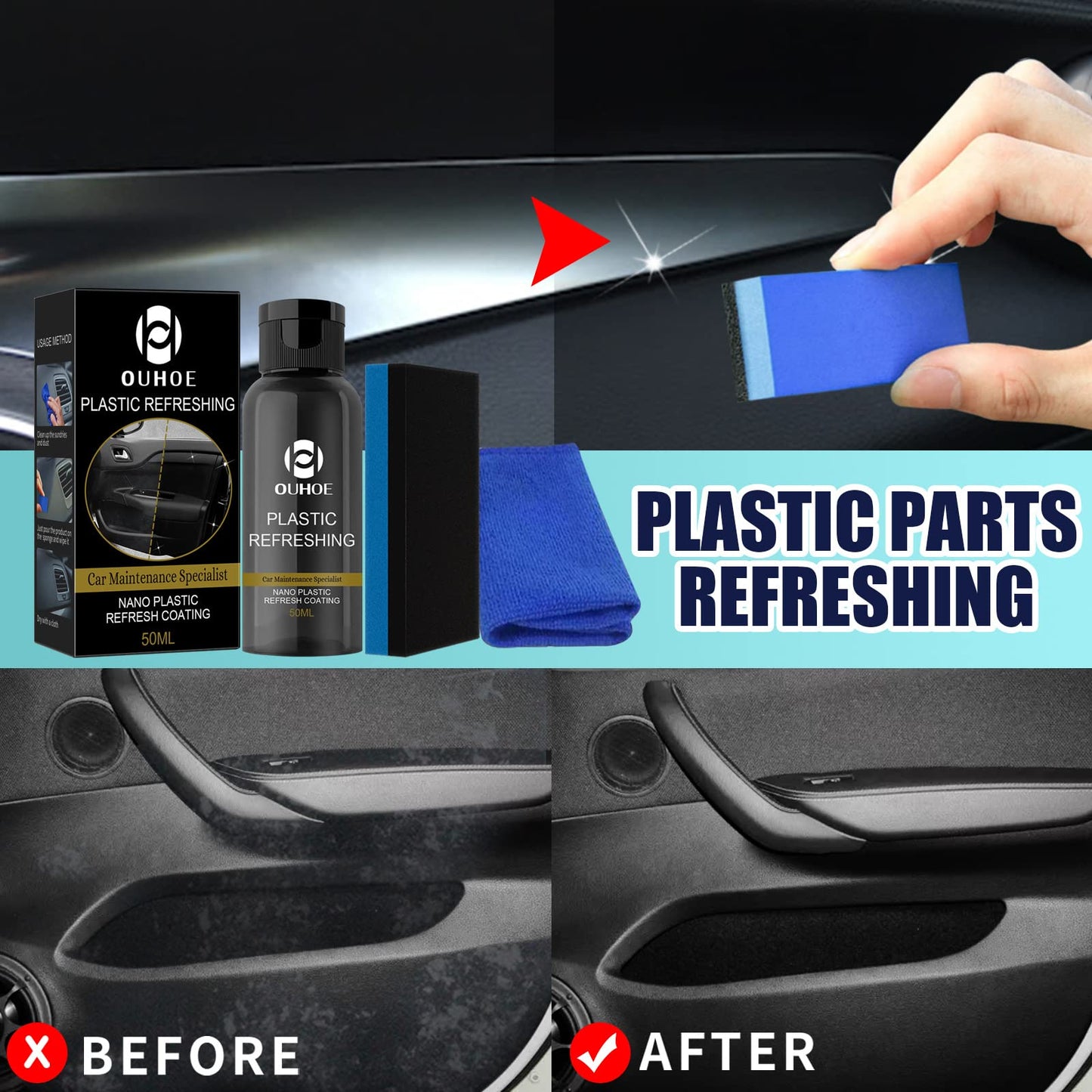 OUHOE Nano Plastic Revitalizing & Protection  ( Buy 1 Get 1 Free )
