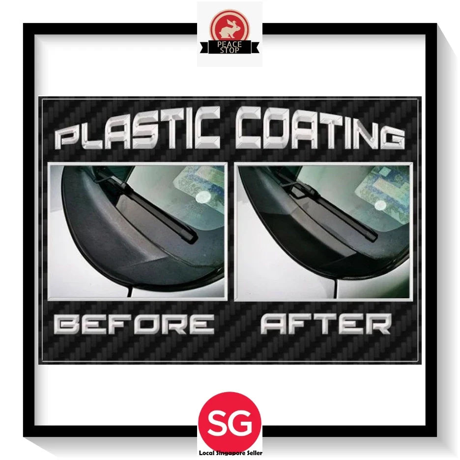 INSTENT Plastic Coating Black Restorer ( BUY 1 GET 1 FREE )